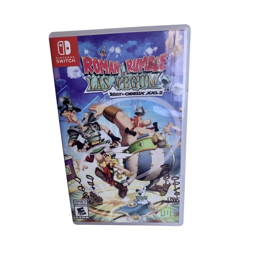 Nintendo Switch Roman Rumble In Las‎ Vegum ( REPLACEMENT CASE ONLY NO GAME)